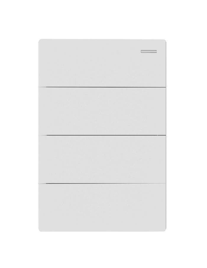 Llave Interruptora de 4 Combinaciones Macroled Milan blanco